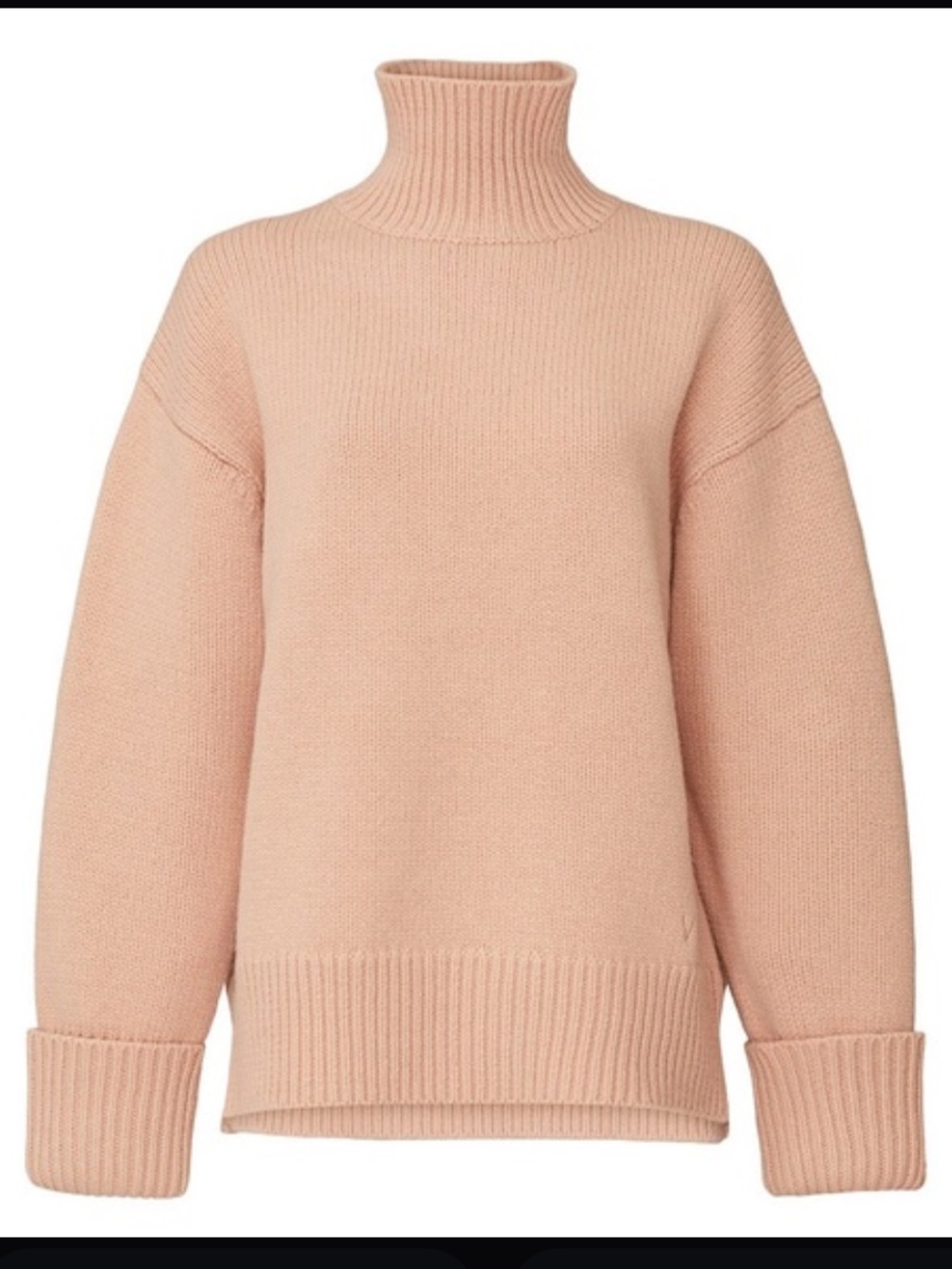 Victoria Beckham 100% wool Sweater in Dusty Rose